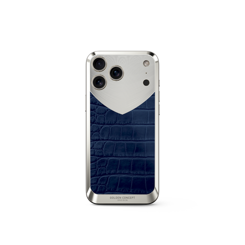 iPhone Case / RST17 - Magnetic Shield Alligator Edition - Matte Blue